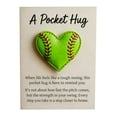 thumbnail image 1 of WMGHA Pocket Hug Gift Bulk Hug Cards with Heart Shape Baseball Softball Basketball Keepsake Exchange Relationship Cards for Athletes and Sports Lovers, Ideal as Inspirational Gift and Decor, 1 of 9