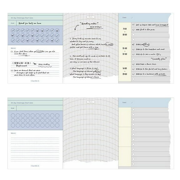 WMGHA Post-it Super Sticky Notes,Sticky Note Pads, Decorative DIY Journaling Paper for Travel Scrapbooks, Photo Albums, Bullet Journal & Handmade Cards