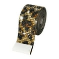 thumbnail image 1 of WMGHA Self-Adhesive Crystal Rhinestone Ribbon, Diamond Bling Ribbons with Rhinestones Sticker for Arts Crafts Wedding Birthday Party DIY Event Car Phone Decoration(Leopard Print,1 Roll), 1 of 2