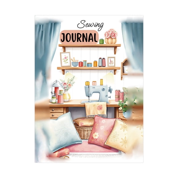 WMGHA Sewing Project Planner & Record Log Book - For Beginners, Tailors, And Quilters To Track Measurements, Fabrics, And Ideas, Paperback Organizational Journal For Crafters