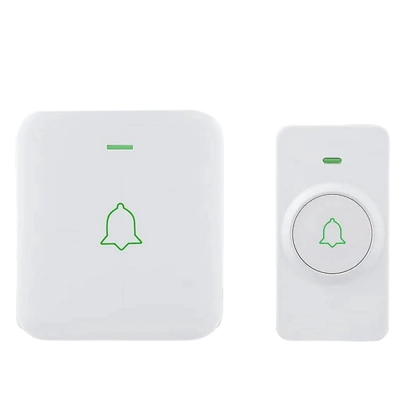 WMGHA Smart Wireless Doorbell with 52 Melodies & LED - Waterproof Long Range 1000ft Operation for Home Security, 5 Adjustable Volume Levels, Easy Installation Door Chime Kit