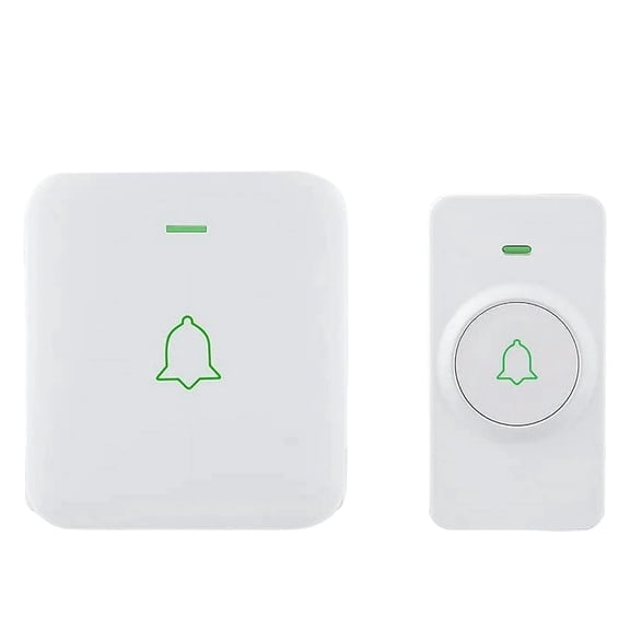WMGHA ‌Smart Wireless Doorbell with 52 Melodies & LED - Waterproof Long Range 1000ft Operation for Home Security, 5 Adjustable Volume Levels, Easy Installation Door Chime Kit‌