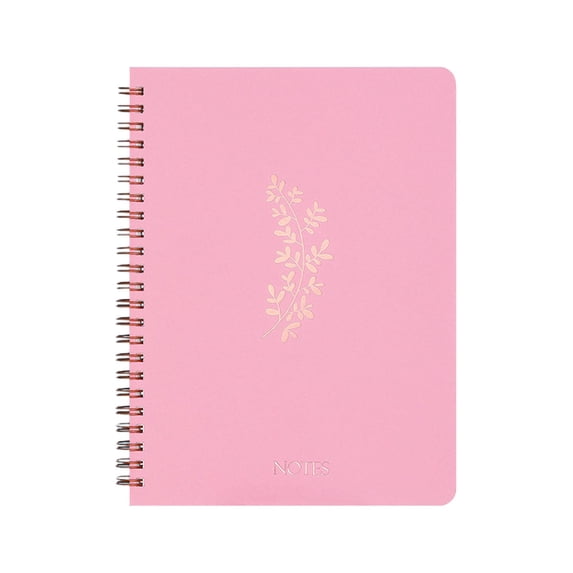 WMGHA Spiral Notebook - Notebooks Spiral Bound, Journal Notebook with Thick Paper & Back Pocket, with Twin-Wire Binding,Lined Journal Notebook, Spiral Journal for Women, 8" x 6.5", 80 Pages