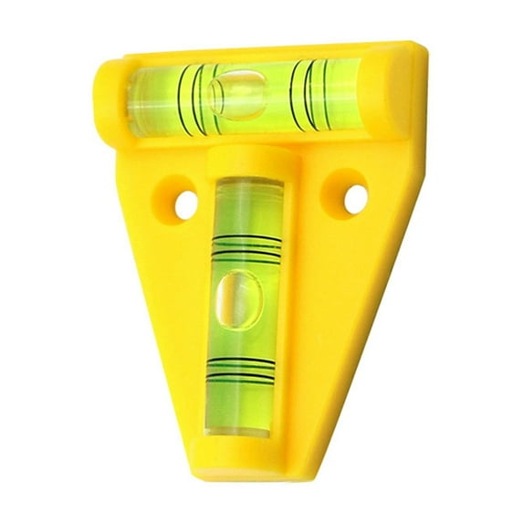 WMGHA Stick-On Magnetic Bubble Level, Self-Adhesive T Type Leveler Indicator for RV Camper Travel Trailer Motorhome Leveling Blocks Accessories, 2.3 Inch Compact Design