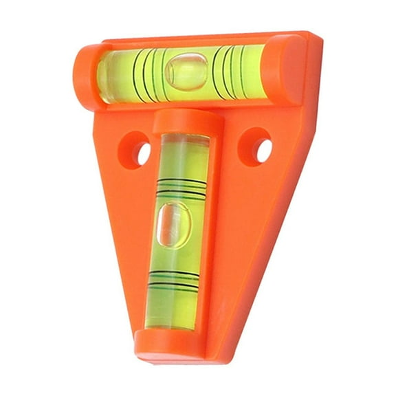 WMGHA Stick-On Magnetic Bubble Level, Self-Adhesive T Type Leveler Indicator for RV Camper Travel Trailer Motorhome Leveling Blocks Accessories, 2.3 Inch Compact Design