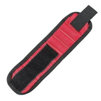 WMGHA Stocking Stuffers Magnetic Wristband for Tools Holding Screws Nail Drill Bits-Adjustable Velcro Strap Breathable for Men Dad Husband Father Grandpa DIY Handyman Gifts for Christmas Birthday