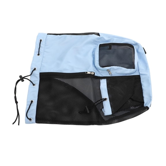 WMGHA Swim Mesh Beach Bag, Waterproof Gym Bags for Women and Men, Large Pool Bag Swimming Gear Drawstring Backpack, Lightweight PVC Swim Bag with Adjustable Straps for Pool/Yoga/Travel