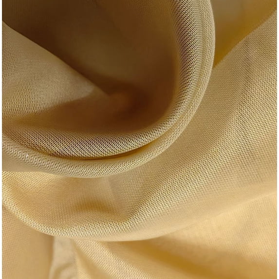 MKHILL Orange 30 Inch Long Short Sheer Curtains for Kitchen Over Sink, 42x30 Short Voile Drapes for Laundry RV Small Window, Rod Pocket, Each 42" W x 30" L