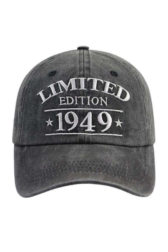 Men's Baseball Cap Spring And Summer Sun Hat 1940 Embroidered Adjustable Size Artistic For Outdoor Sports Headwear
