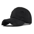 thumbnail image 1 of WMNTST Unisex Baseball Caps Adjustable Curved Brim Caps Ripped Distressed Casual Outdoor Daily Dad Hat, 1 of 2