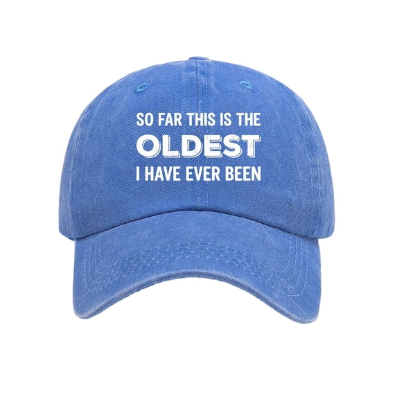 WMNTST Unisex Baseball Caps Letter Print Distressed Washed Cap Curved Brim Adjustable Outdoor Casual Hat