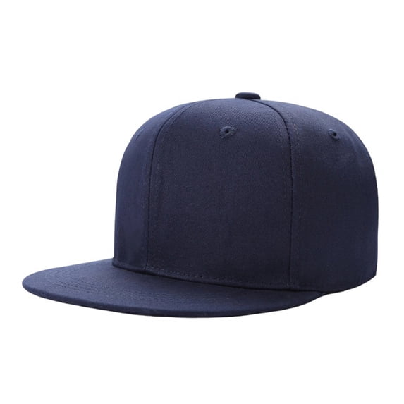WMNTST Unisex Baseball Caps Solid Color Flat Brim Adjustable Baseball Caps Travel Outdoor Activities Hat