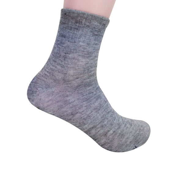 WMNTST Womens Above Ankle Socks 3 Pairs Ribbed Breathable Sock Classic Cozy Classic Business Casual Sock