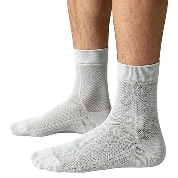 WMNTST Womens Above-Ankle Socks Outdoor Sports Socks Solid Breathable Mesh Athletic Performance Hosiery