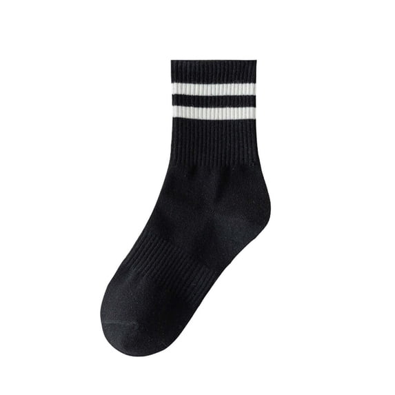 WMNTST Womens Above-Ankle Socks Striped Daily Sock Soft Trendy Classic Casual Sports Leisure Hosiery