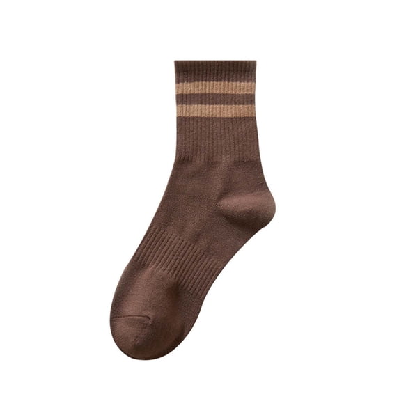 WMNTST Womens Above-Ankle Socks Striped Daily Sock Soft Trendy Classic Casual Sports Leisure Hosiery