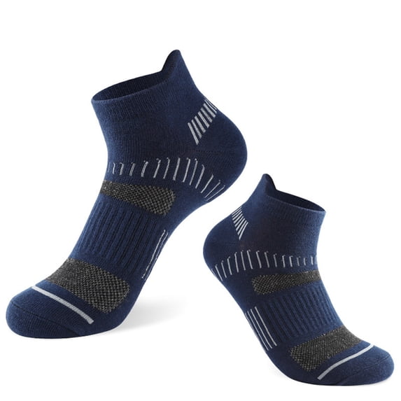 WMNTST Womens Ankle Socks Sweat Absorbing Sports Sock With Heel Tap Breathable Leisure Athletic Socks