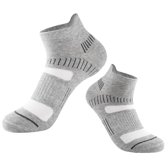 WMNTST Womens Ankle Socks Sweat Absorbing Sports Sock With Heel Tap Breathable Leisure Athletic Socks