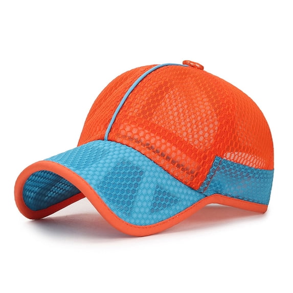 WMNTST Womens Baseball Caps Curved Brim Color Block Breathable Lightweight Cap Adjustable Mesh Sun Hat