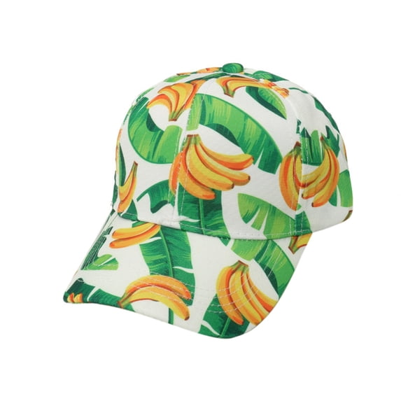 WMNTST Womens Baseball Caps Full Fruit Printed Curved Brim Cap Unstructured Adjustable Casual Daily Hat
