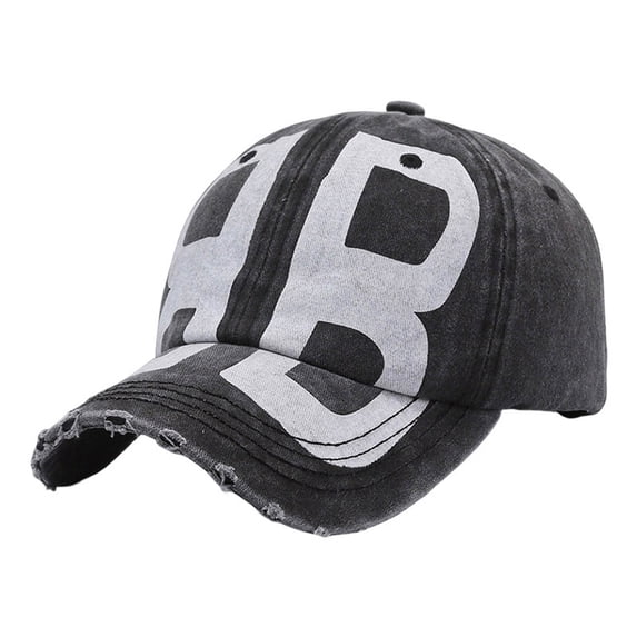 WMNTST Womens Baseball Caps Letter Print Trendy Baseball Cap Adjustable Curved Brim Casual Sport Hat