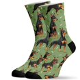 thumbnail image 1 of WMNTST Womens Crew Socks All Over Stylish Printed Knit Sock Soft Comfortable Casual Everyday Wear Socks, 1 of 4