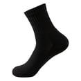thumbnail image 1 of WMNTST Womens Crew Socks Solid Color Towel Bottom Athletic Socks Breathable Sports Basketball Socks, 1 of 3