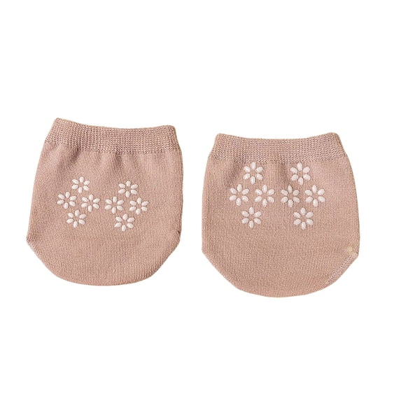 WMNTST Womens No Show Socks Seamless Heel Socks With Grips Non Slip Breathable Soft Liner Half Socks