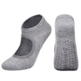 thumbnail image 1 of WMNTST Womens Socks With Grips Low Cut Hollow Yoga Sock Dancing Breathable Sport Exercise Workout Socks, 1 of 3