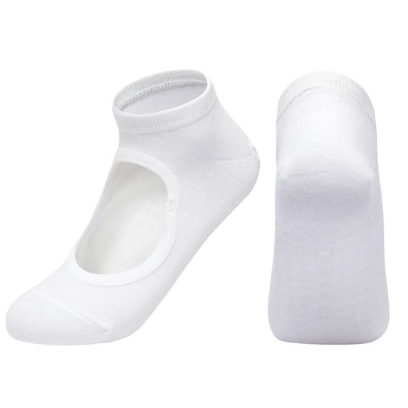 WMNTST Womens Socks With Grips Low Cut Hollow Yoga Sock Dancing Breathable Sport Exercise Workout Socks