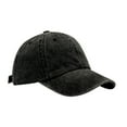 thumbnail image 1 of WMNTST Womens Washed Baseball Caps Distressed Curved Brim Casual Cap Solid Color Adjustable Sport Hats, 1 of 2