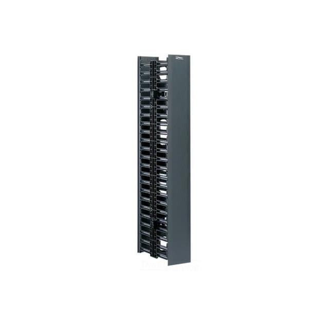 WMPV22E Wide Netrunner Vertical Cable Manager Dual Sided with 22U Cover ...