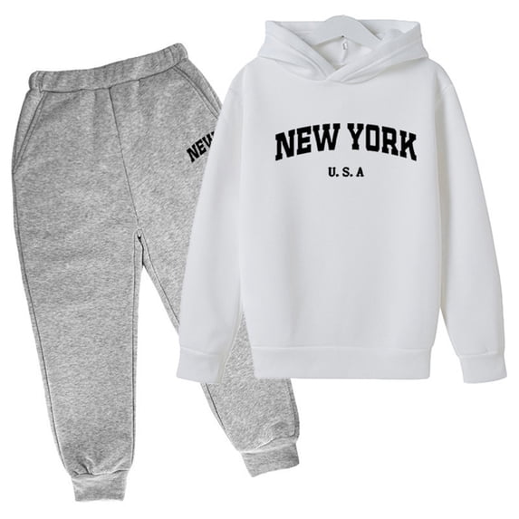 WMQPNNS 2 Piece Sets for Boys 2 Piece Sets for Boys 6/7 Years Fall Color Block Hoodie and Sweatpants Casual Long Sleeve Outfits Lounge Set(Size 3-4 Years, Beige)