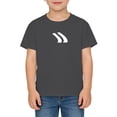 thumbnail image 1 of WMQPNNS Boys Summer Casual Tops Solid Color Short Sleeve Crewneck Tees Athletic Workout Shirts School Kids Clothes Size 4-5 Years, 2-Dark Gray, 1 of 5
