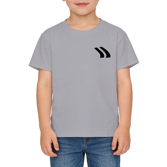 WMQPNNS Boys Summer Casual Tops Solid Color Short Sleeve Crewneck Tees Athletic Workout Shirts School Kids Clothes Size 8-9 Years, 1-Light Gray