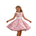 thumbnail image 1 of WMQPNNS Girls Dresses 50s Retro Twirling A Line Dress Girls Dress Size 6 Fancy Sleeveless Kids Formal Dress Summer Sundresses, Size 13-14 Years,Pink2, 1 of 4