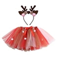 thumbnail image 1 of WMQPNNS Girls Skirt Tutu for Toddler Kids Colorful Tulles Skirts Party Dance Tutu Skirt for Running Christmas Costume(Size S, Red), 1 of 4