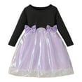 thumbnail image 1 of WMQPNNS Girls Tutu Dress Toddler Girls Dresses Size 6 Ruffle Long Sleeve Sequin Party Layered Tulle Dress Princess Birthday Gown Holiday Dresses(Size 9-10 Years, Black-d), 1 of 9