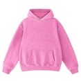 thumbnail image 1 of WMQPNNS Hoodie for Womens Pullover Oversized Women's Fashion Hoodies Sweatshirt Loose Athletic Pullovers with Pocket, Color Hot Pink, Size XS, 1 of 2