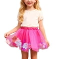 thumbnail image 1 of WMQPNNS Tutu for Girls Skirts, Multi-Layered Colorful Flower Tutu Dance Skirts for Toddler Girls Birthday Party Favors for Age 2-4 Years, Hot Pink, 1 of 5