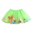 thumbnail image 1 of WMQPNNS Tutu for Girls Skirts, Multi-Layered Colorful Flower Tutu Dance Skirts for Toddler Girls Birthday Party Favors for Age 6-8 Years, Light Green, 1 of 5