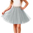 thumbnail image 1 of WMQPNNS Tutu Skirts for Girls Multilayers Puffy Elastic Tutu Skirts Tutus for Girls Tulles Ballet Dress Christmas (Size One Size, Grey), 1 of 4