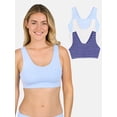 thumbnail image 1 of Fruit of the Loom Women's Tank Style Cotton Sports Bra, 3-Pack, Style 9012, 1 of 9