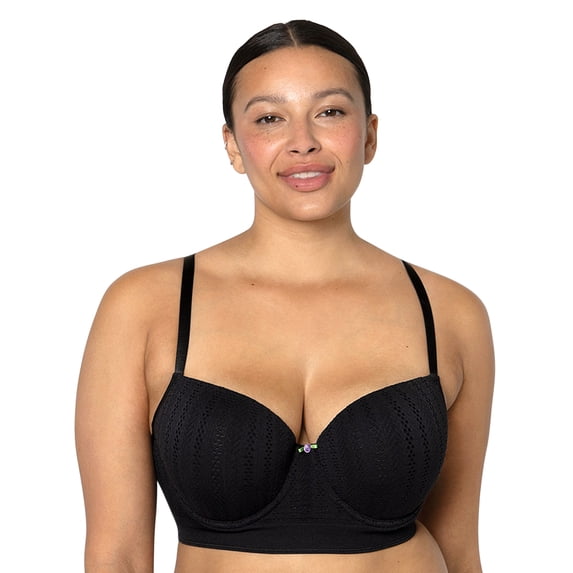 fresh collection by Fruit of the Loom Women's Seamless Pointelle Lightly Lined Bra