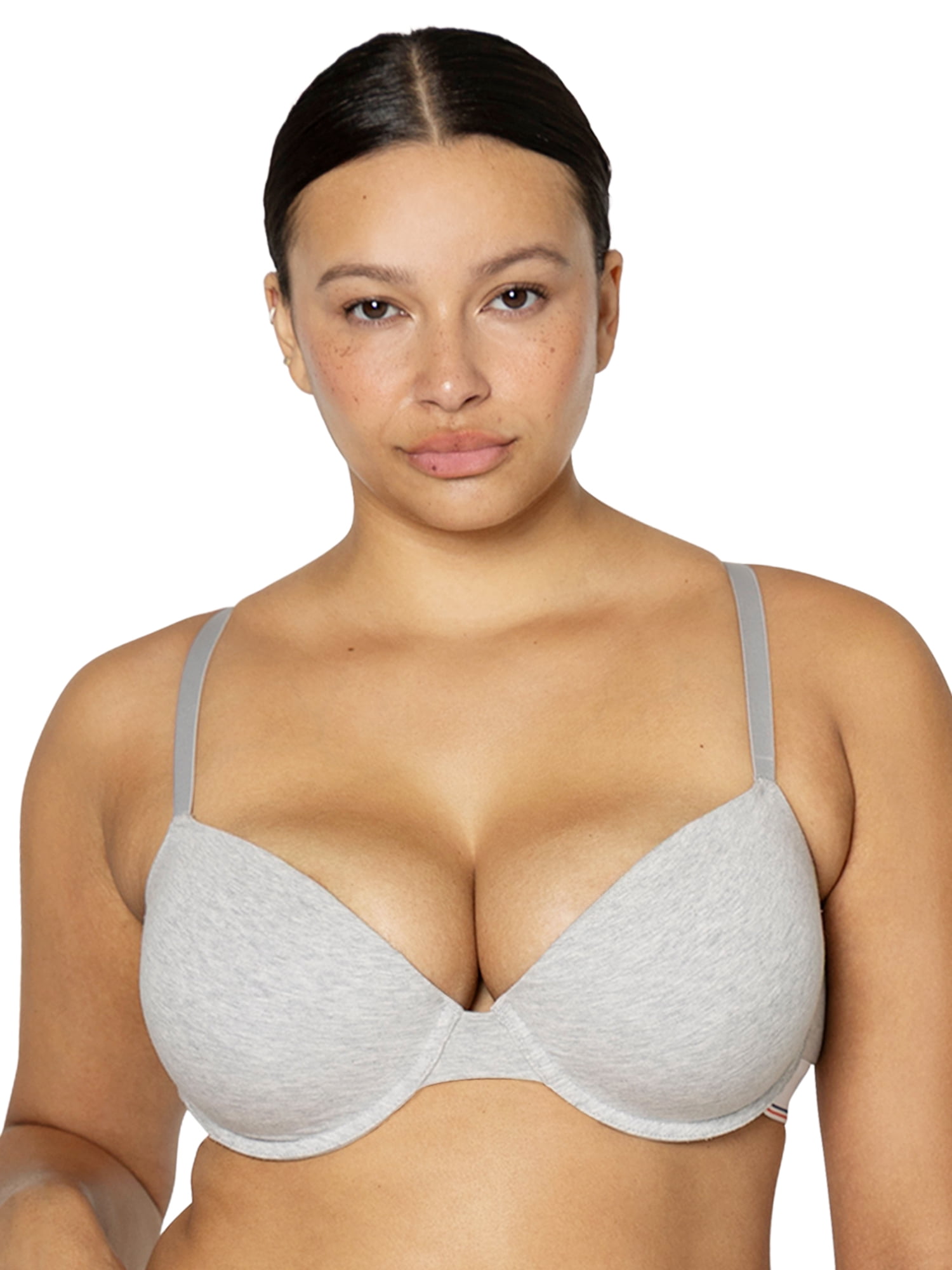 fresh collection by Fruit of the Loom Women's Cotton Demi Push-Up Bra