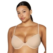 fresh collection by Fruit of the Loom Women's Cotton Demi Push-Up Bra