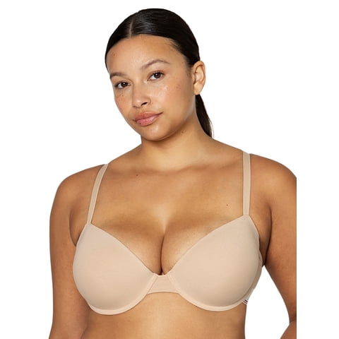 fresh collection by Fruit of the Loom Women's Cotton Demi Push-Up Bra