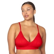fresh collection by Fruit of the Loom Women's Seamless Pointelle Triangle Bralette