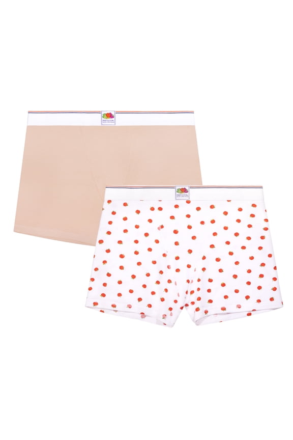 Fresh by Fruit of the Loom 2-Pack Cotton Boxer Short, Sizes XS to 3XL