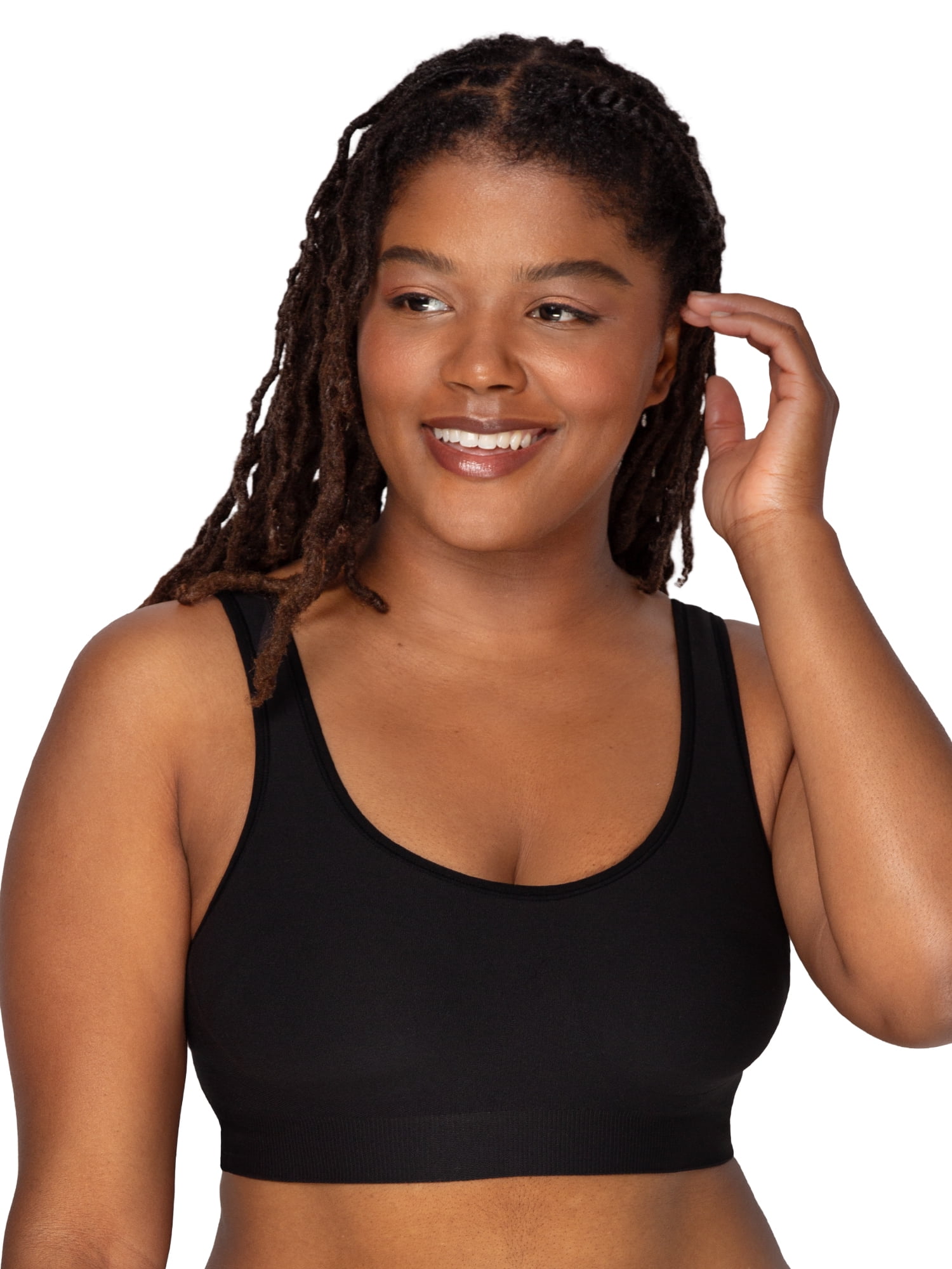 Fruit of the Loom Women's Built Up Seamless Wireless Comfort Bra, Style FT919PK1, Sizes S to 2X